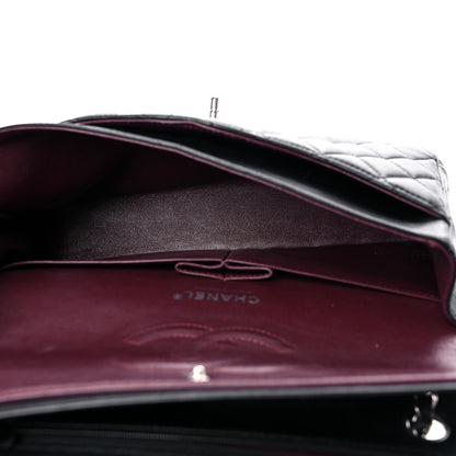 Chanel Lambskin Quilted Medium Double Flap Black 5 of 22