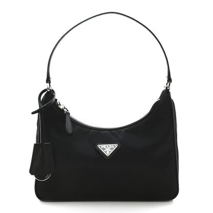 Prada Tessuto Nylon Saffiano Mini Re-Edition 2005 Bag Black 1 of 11