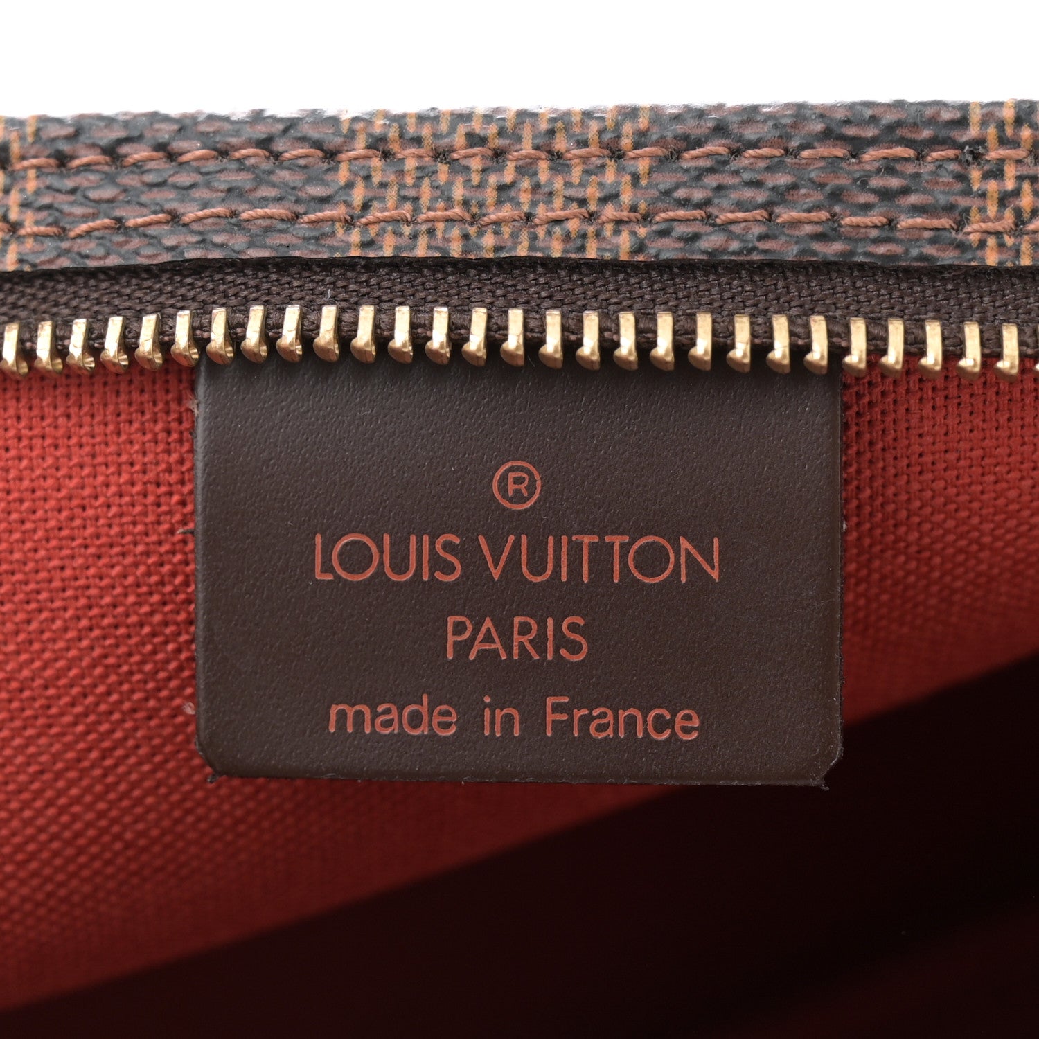 Louis Vuitton Damier Ebene Navona Pochette Accessories 6 of 10