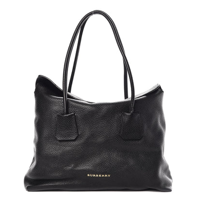Burberry London Grainy Calfskin Medium Baynard Tote Black 1 of 16