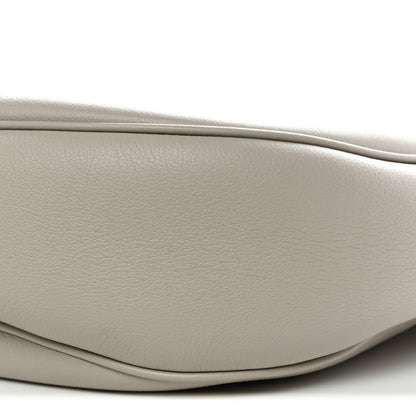 Celine Supple Calfskin Cuir Triomphe Heloise Shoulder Bag Light Stone 10 of 10