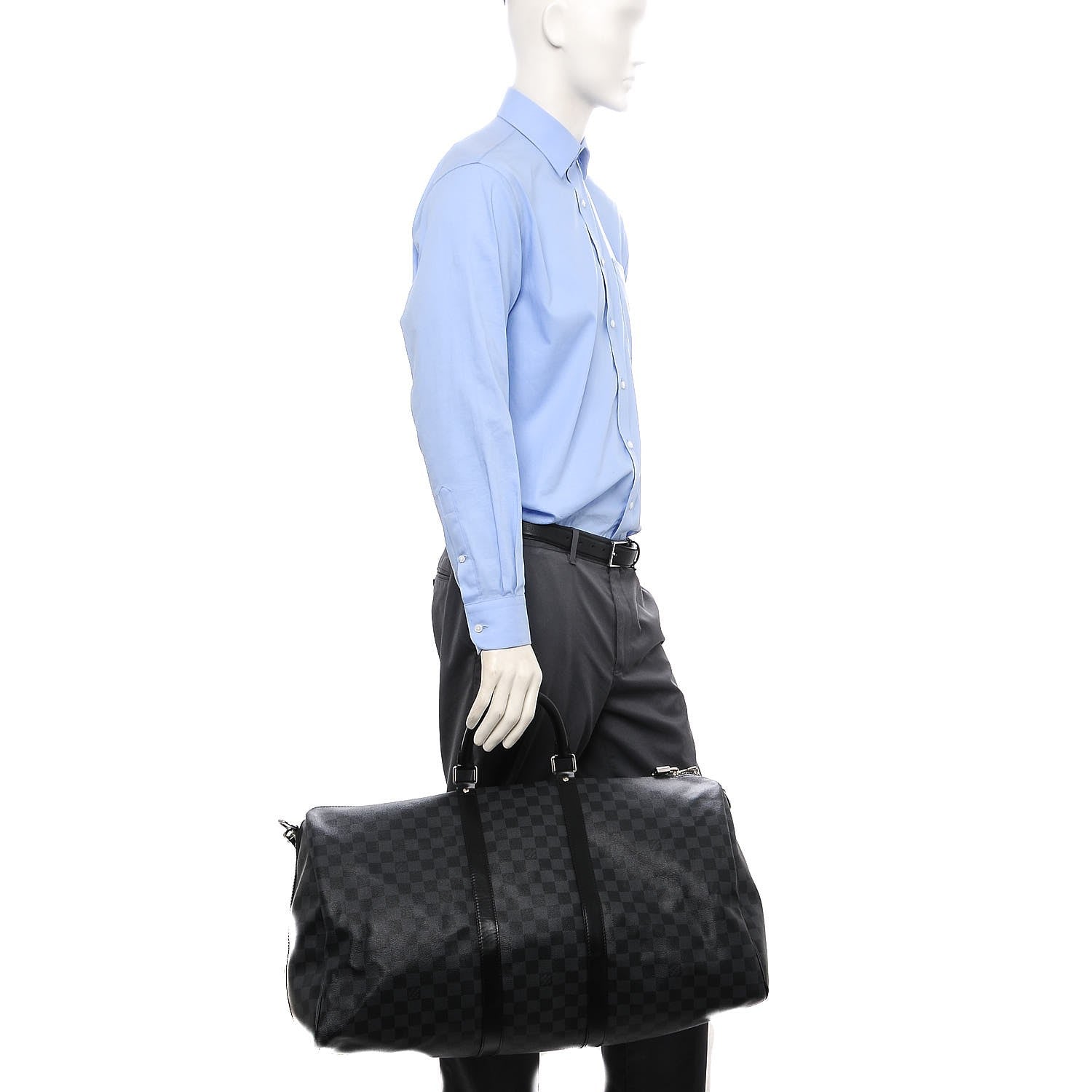 Louis Vuitton Damier Graphite Keepall Bandouliere 55 3 of 13