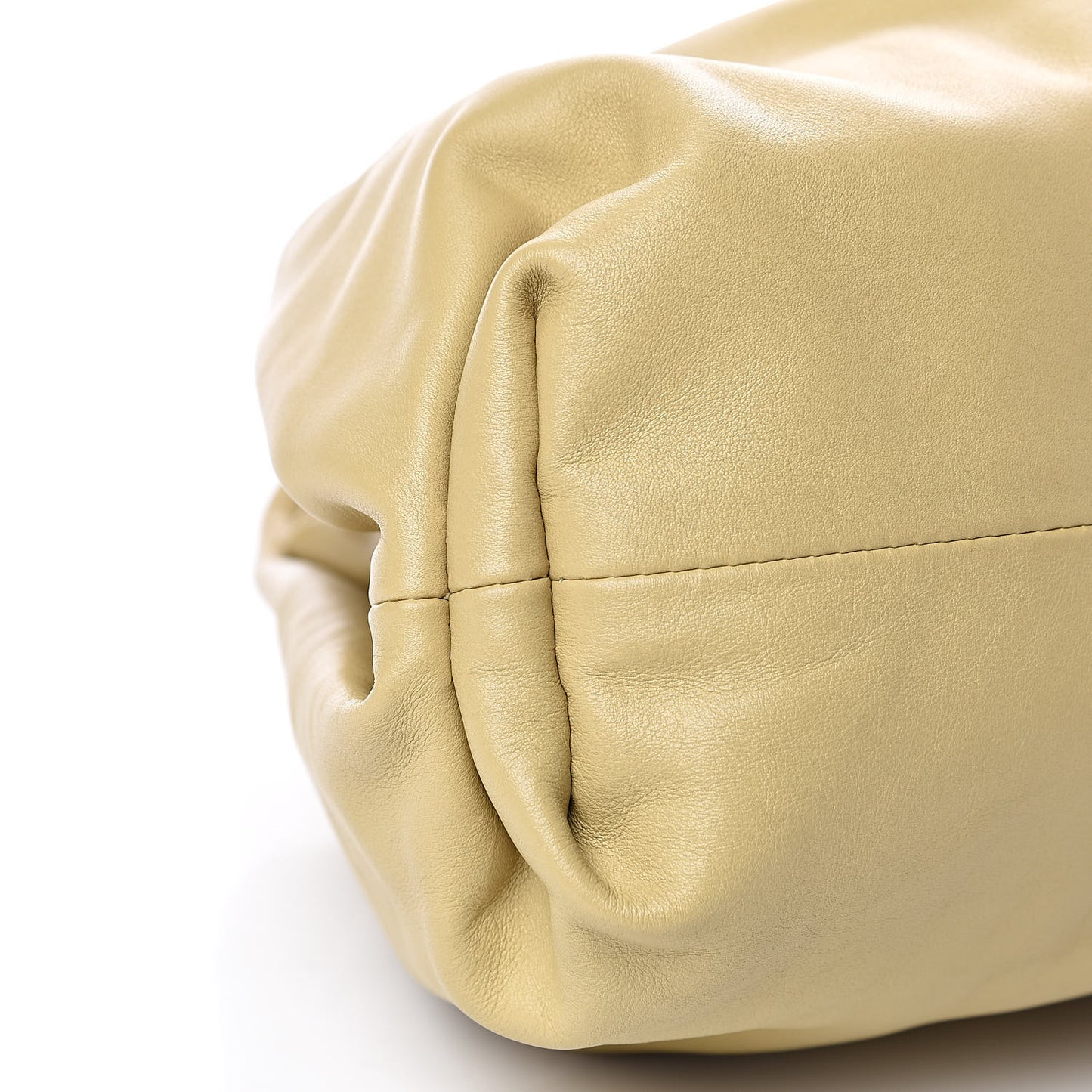 Smooth Butter Calf The Pouch Oversized Clutch Tapioca