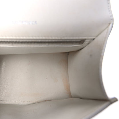Balenciaga Grained Calfskin Small Hourglass Top Handle Bag White 4 of 8