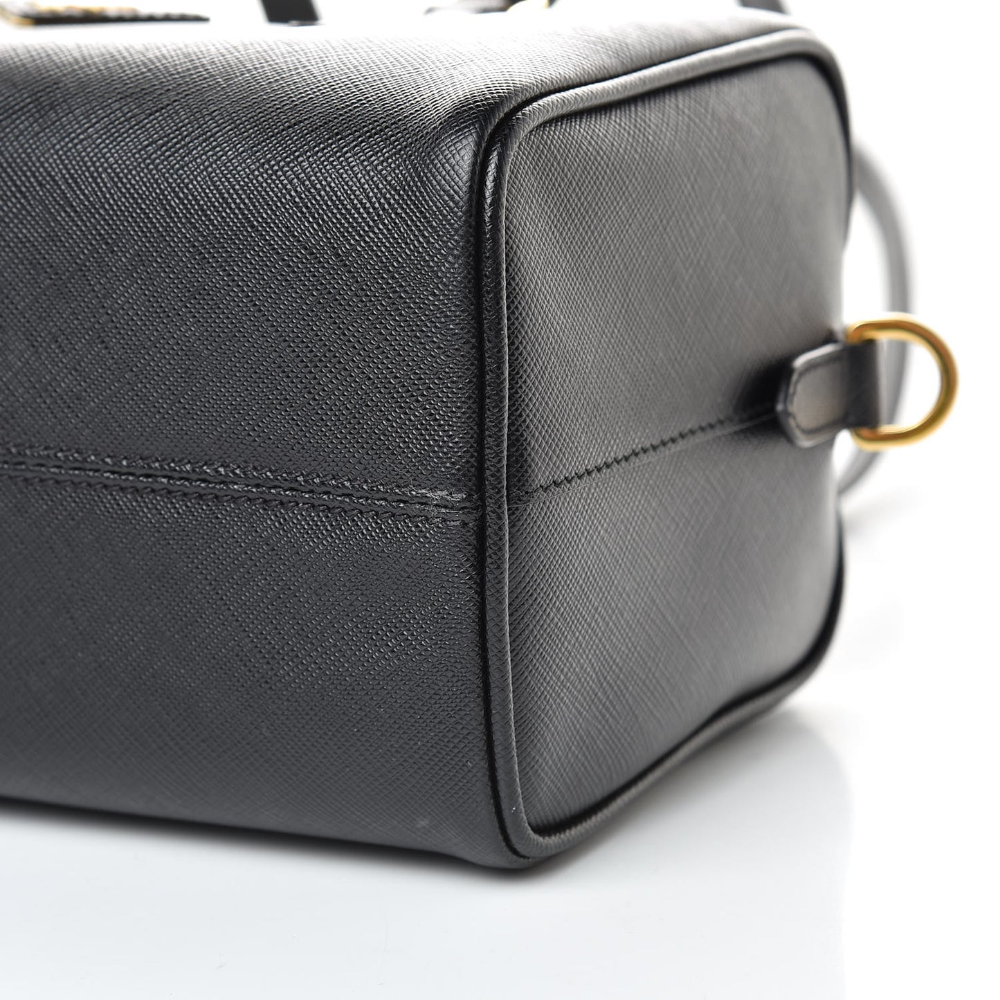 Saffiano Lux Bauletto Black