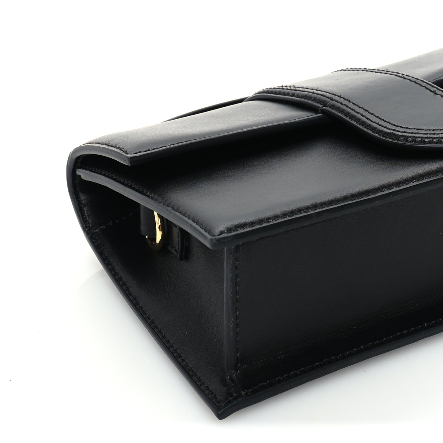 Jacquemus Smooth Calfskin Le Grand Bambino  Black 7 of 8