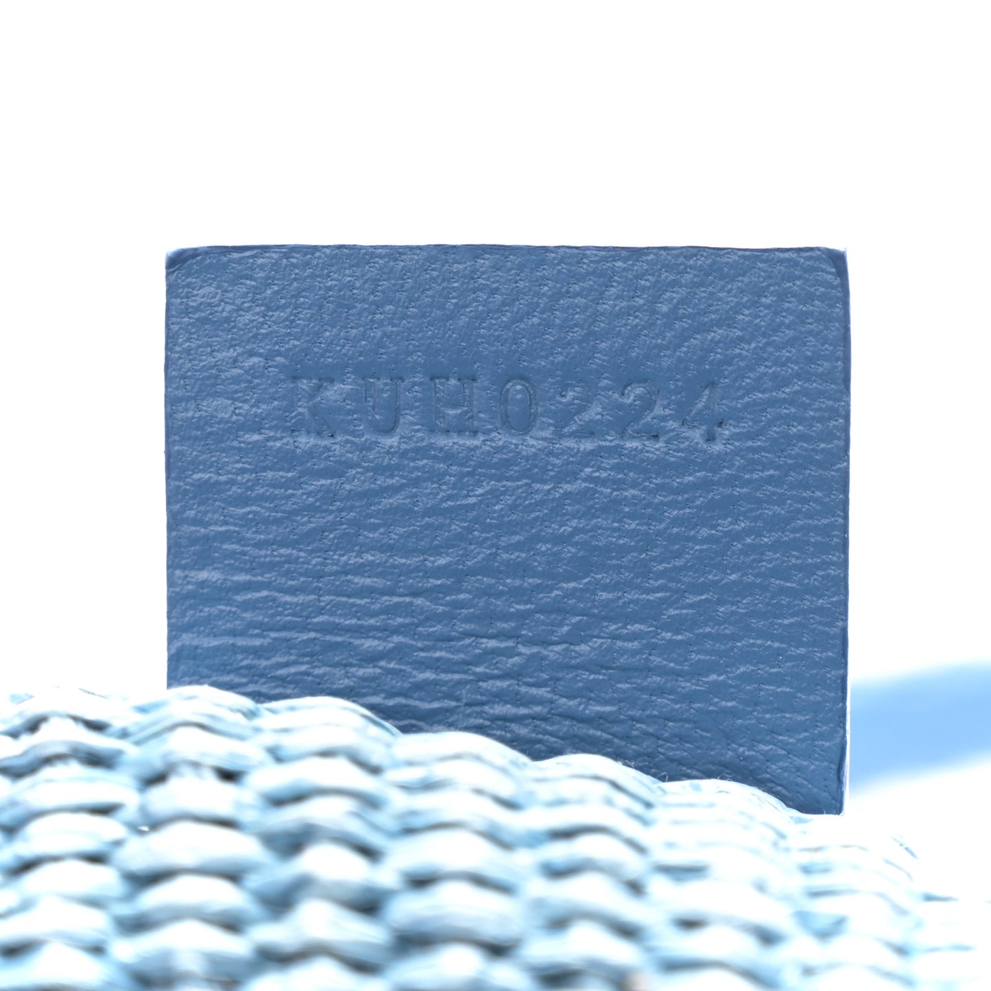 Raffia Large G Shopping Tote Blue