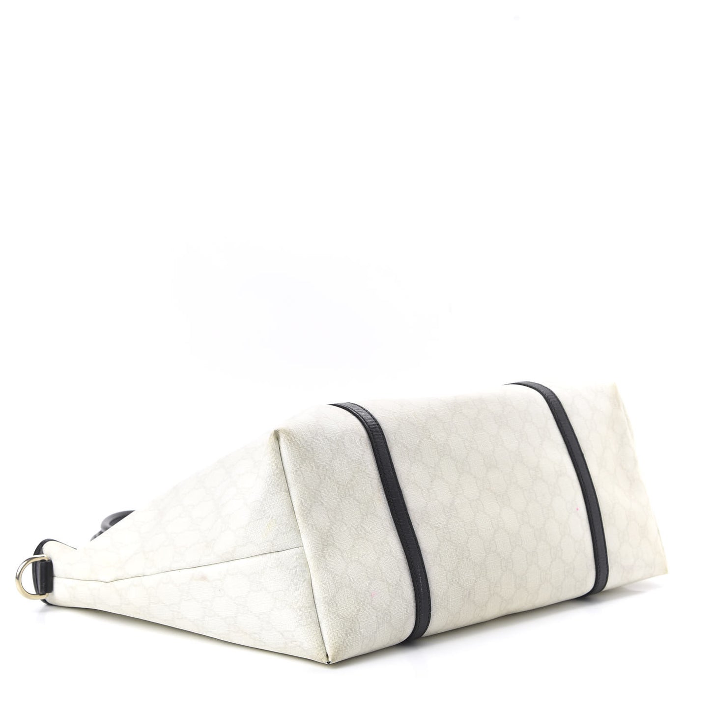 GG Plus Monogram Large Joy Tote White Black