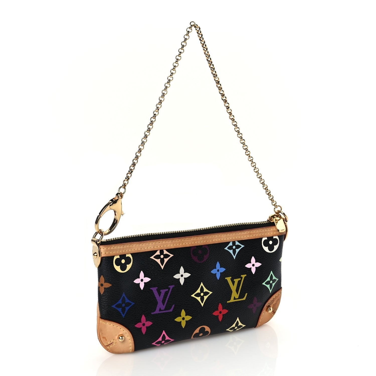 Louis Vuitton Monogram Multicolor Pochette Milla MM 2 of 8