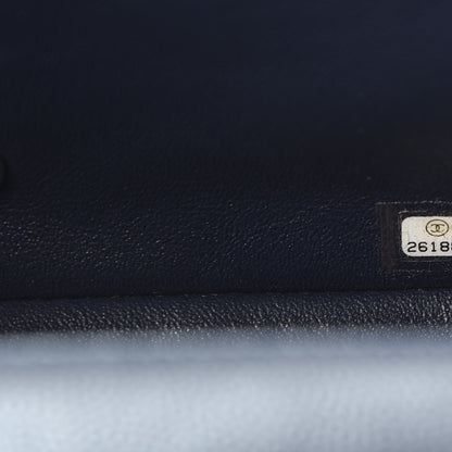 Chanel Caviar Quilted Mini Rectangular Flap Navy 7 of 8