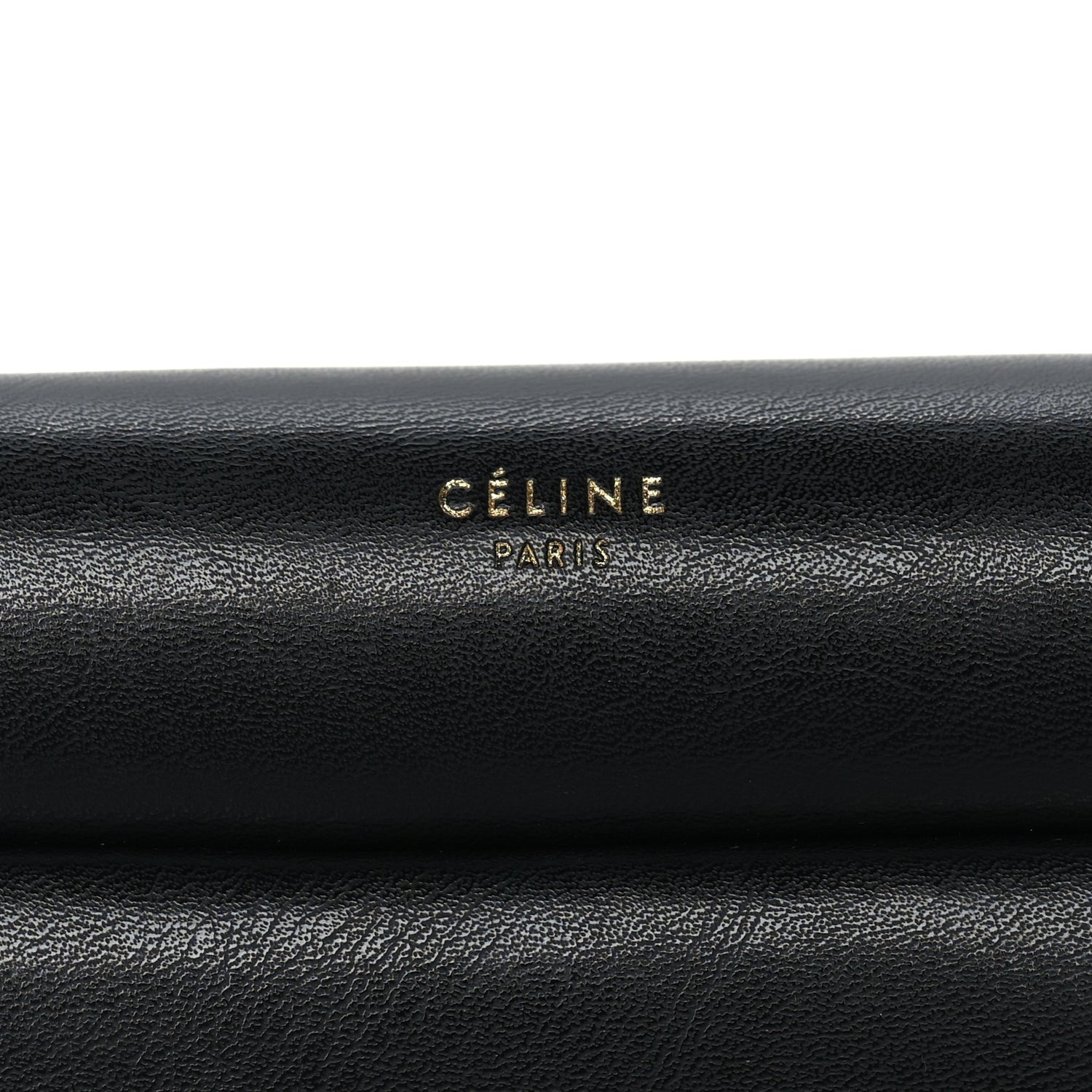 Celine Smooth Calfskin Eyelet Small Top Handle Bag Black 5 of 8