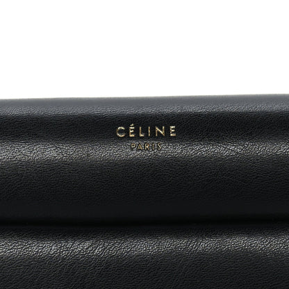 Celine Smooth Calfskin Eyelet Small Top Handle Bag Black 5 of 8