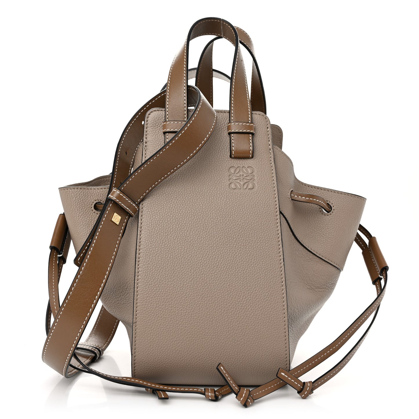 Calfskin Mini Hammock Shoulder Bag Sand Mink