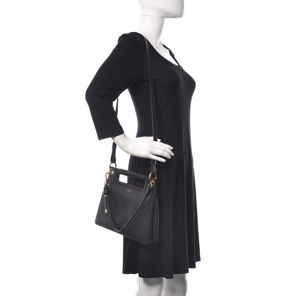 Givenchy Calfskin Medium Whip Top Handle Crossbody Black 2 of 9