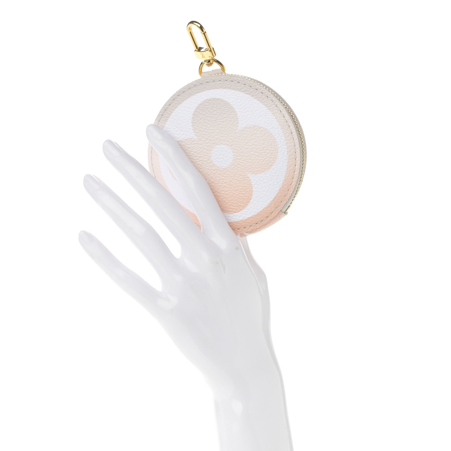 Louis Vuitton Monogram Giant By The Pool Multi Pochette Accessories Round Coin Purse Brume 2 of 6