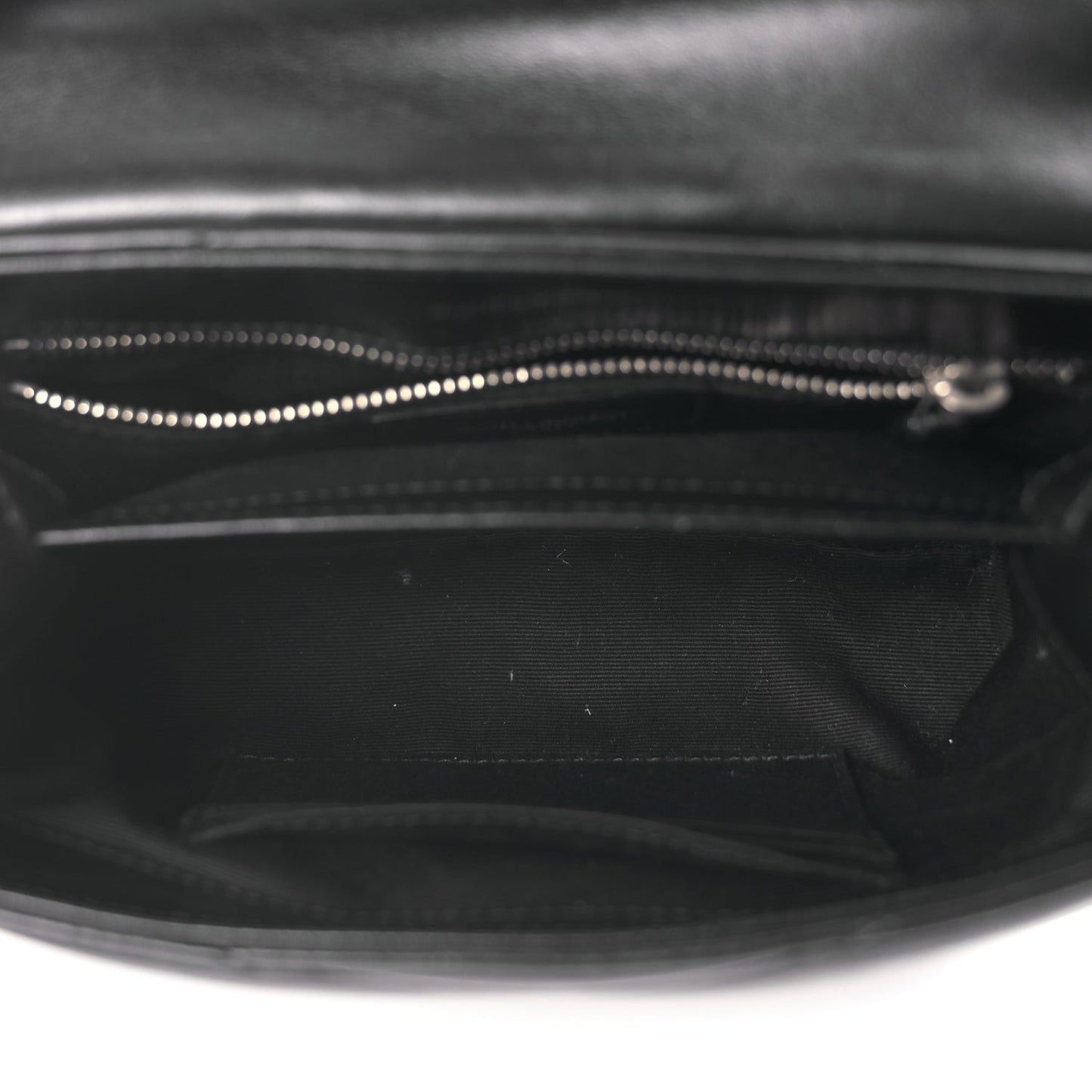 Calfskin Y Quilted Monogram Toy Loulou Crossbody Bag Black