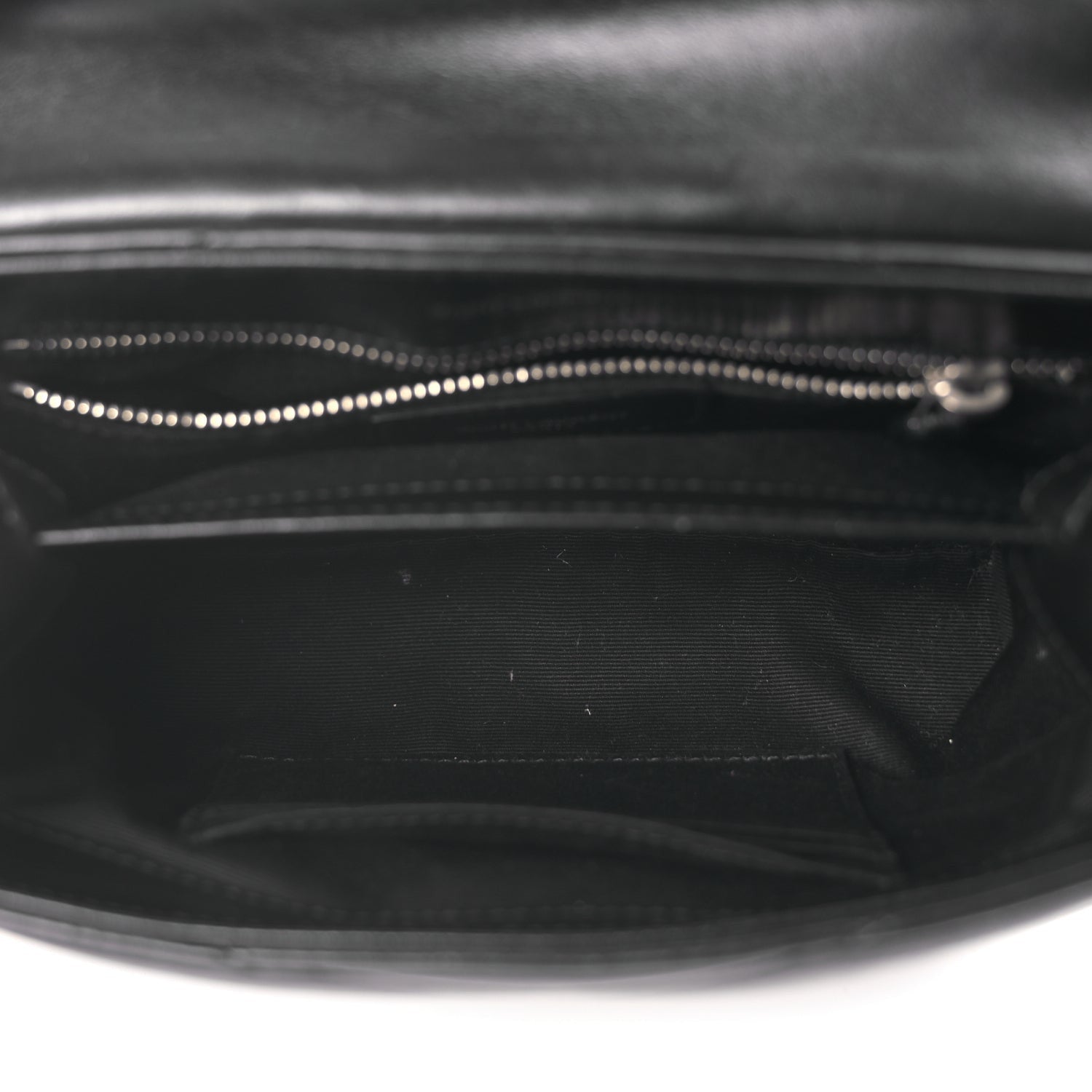 Saint Laurent Calfskin Y Quilted Monogram Toy Loulou Crossbody Bag Black 4 of 8