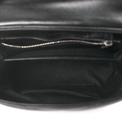 Saint Laurent Calfskin Y Quilted Monogram Toy Loulou Crossbody Bag Black 4 of 8