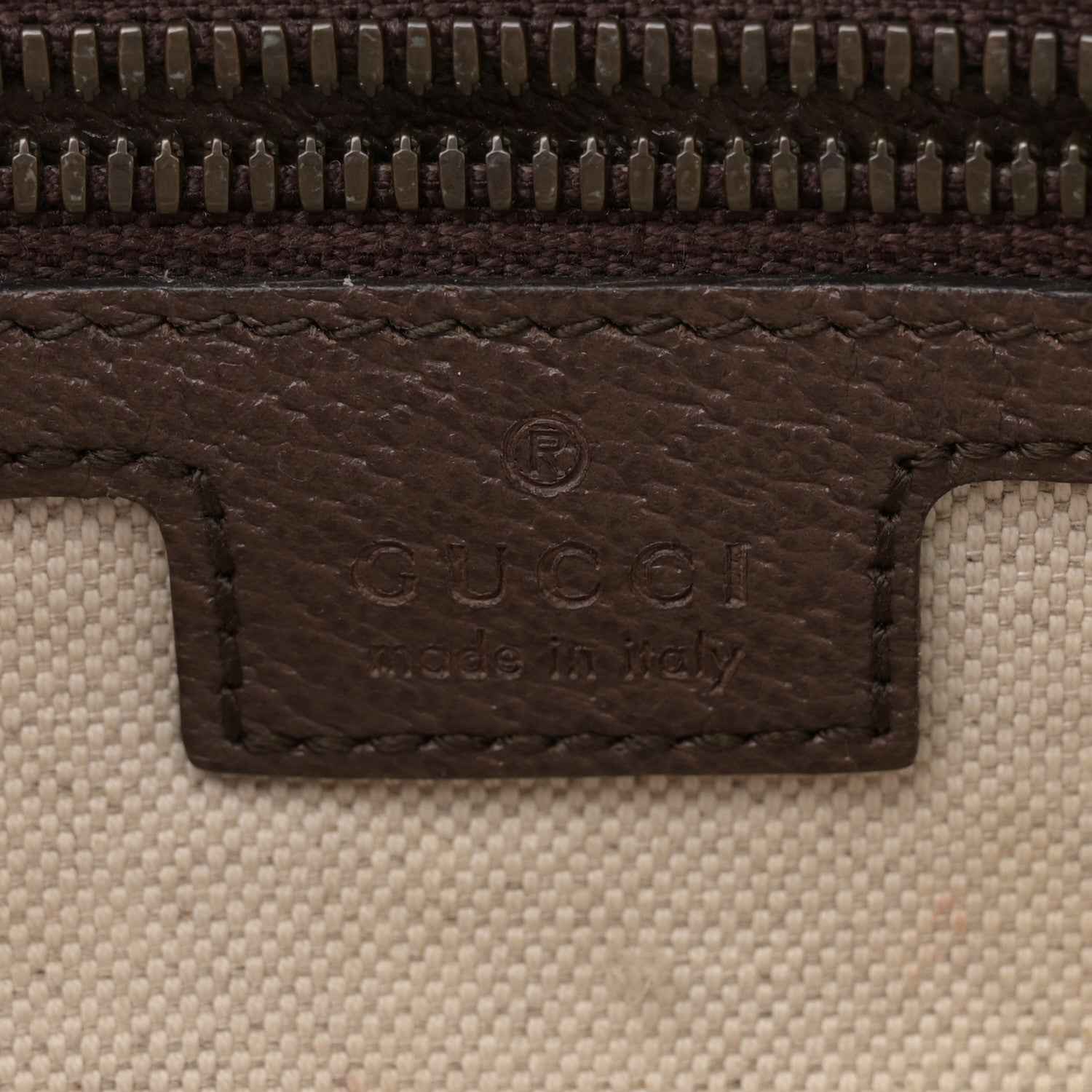 Gucci Soft GG Supreme Monogram Medium Ophidia Belt Bag Dark Brown 6 of 13