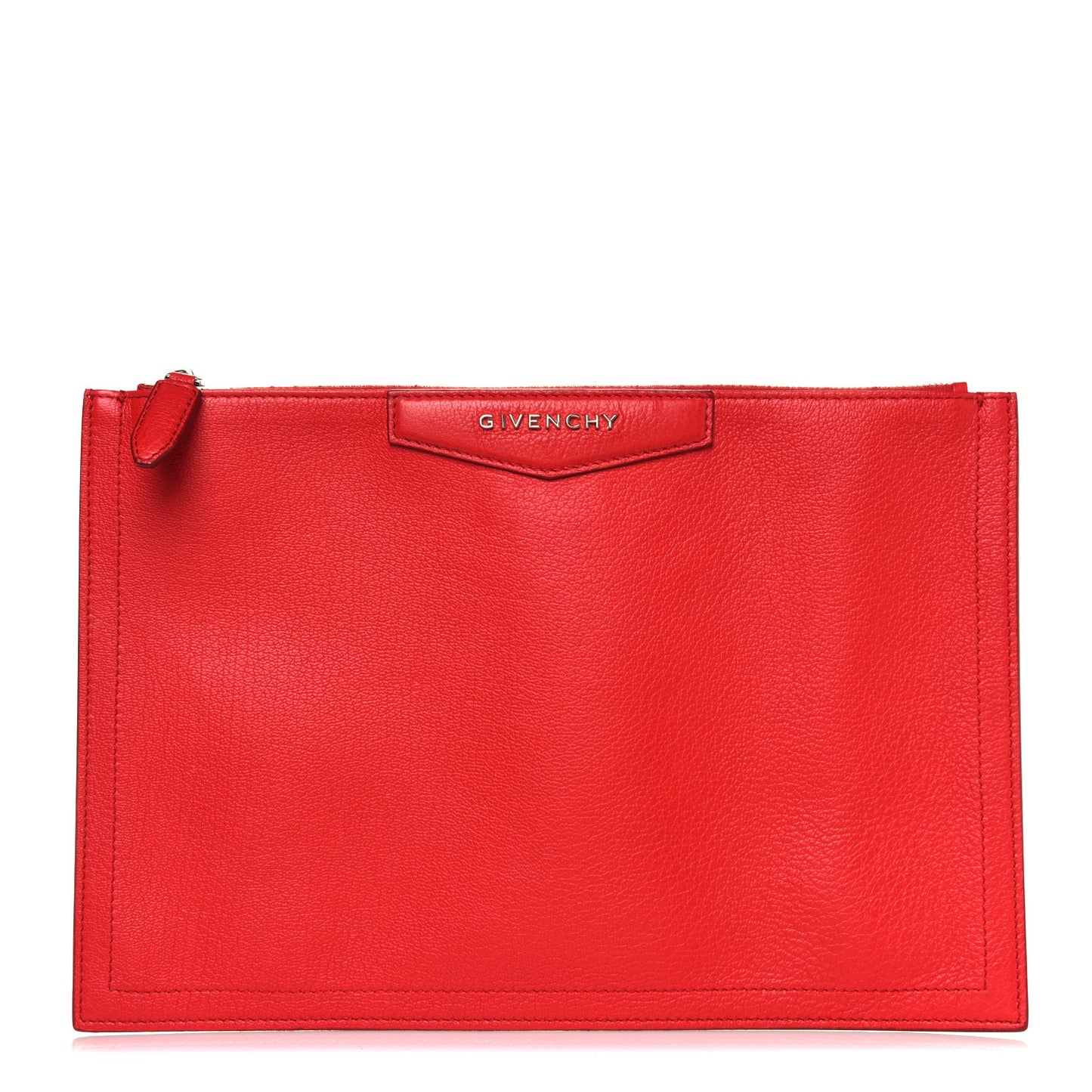 Sugar Goatskin Antigona Pouch Red