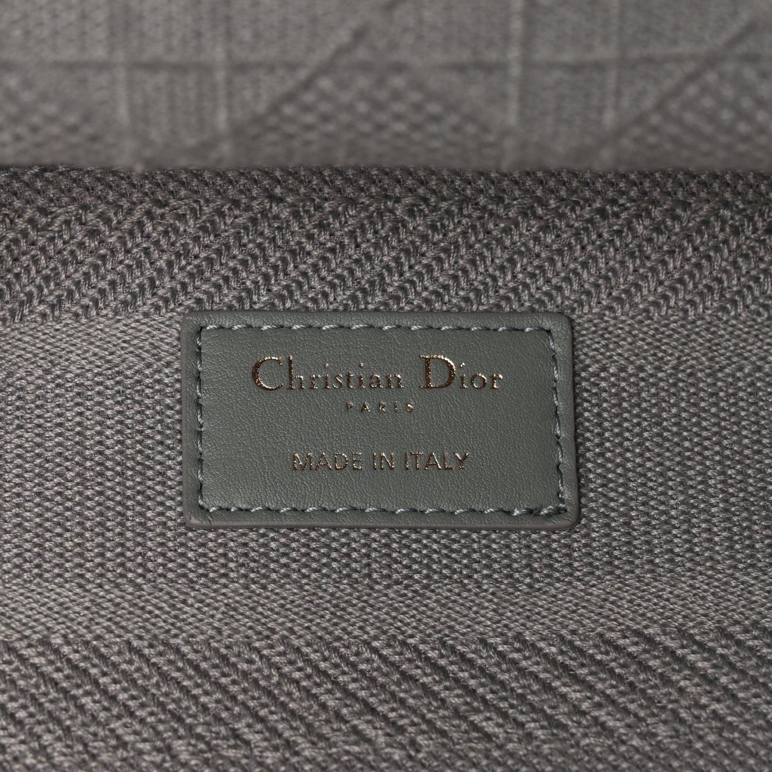 Christian Dior Canvas Embroidered Cannage Lady D-Lite Gray 5 of 8