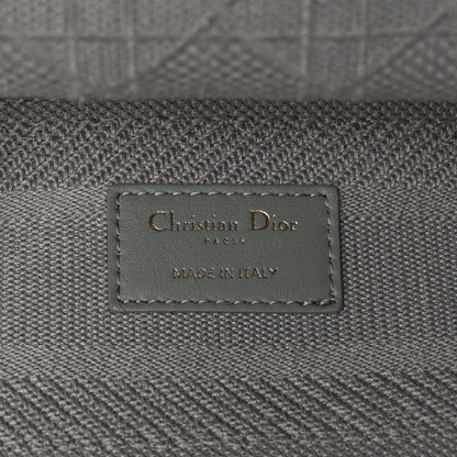 Christian Dior Canvas Embroidered Cannage Lady D-Lite Gray 5 of 8