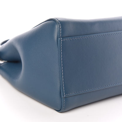 Fendi Nappa Mini Peekaboo Iconic Satchel Pavone 9 of 10