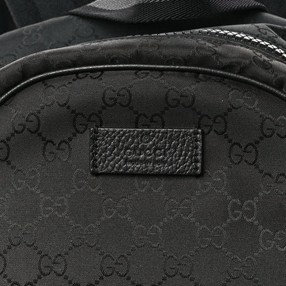 Gucci Nylon Monogram Slim Backpack Black 9 of 13