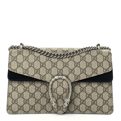 Gucci GG Supreme Monogram Small Dionysus Shoulder Bag Black 1 of 8
