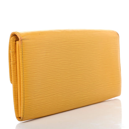 Louis Vuitton Epi Sarah Wallet Citron 3 of 8