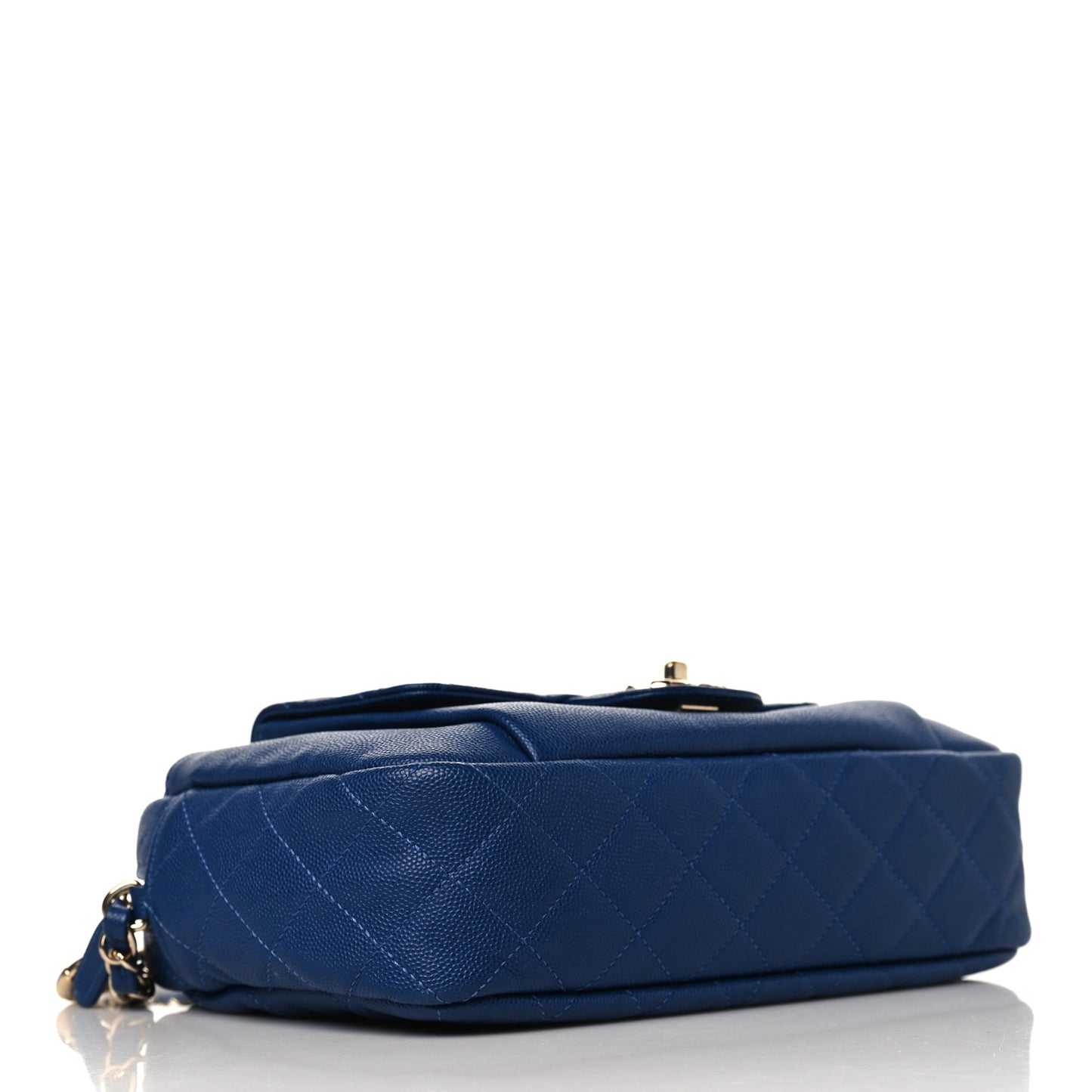 Caviar Quilted CC Day Camera Case Blue