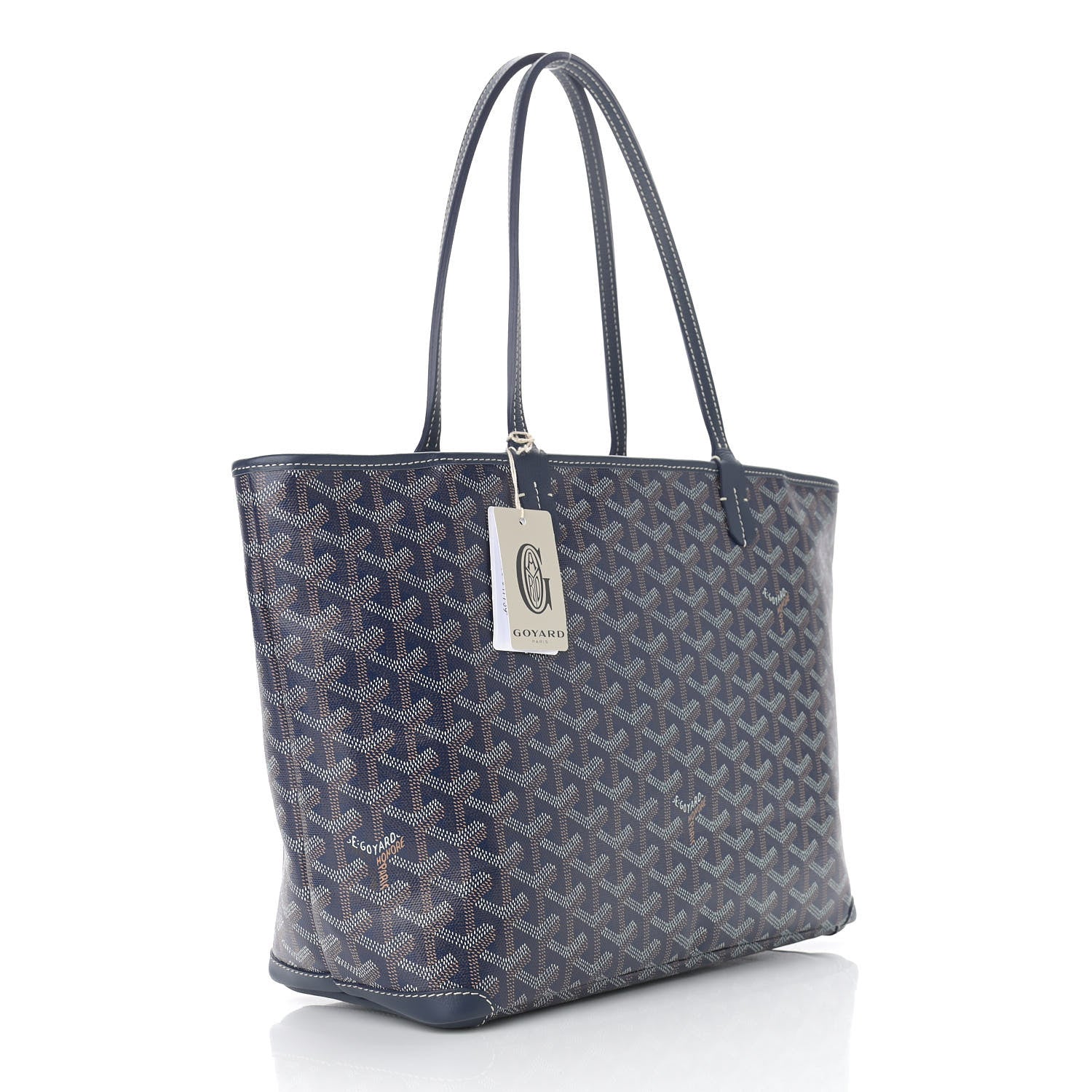 Goyard Goyardine Artois PM Navy 3 of 9