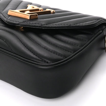 Louis Vuitton Calfskin New Wave Chain MM  Black 8 of 8