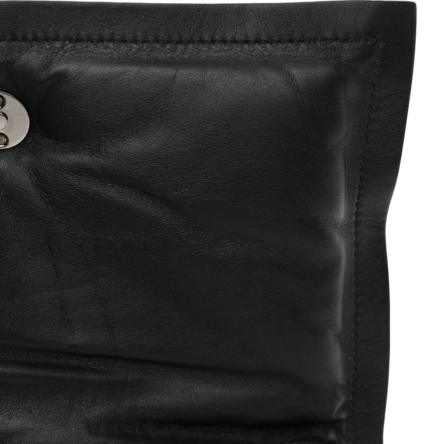 Calfskin Mini Viva Bow Shoulder Bag Black