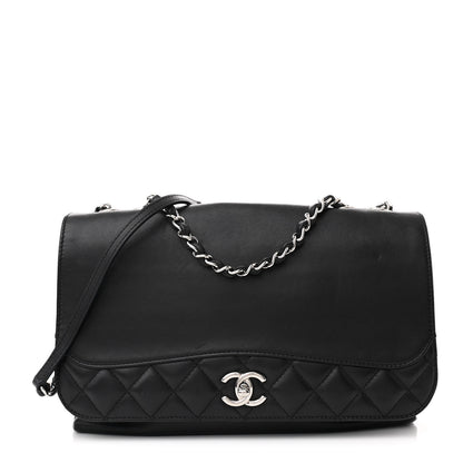 Chanel Calfskin Jumbo Tramezzo Flap Black 1 of 13