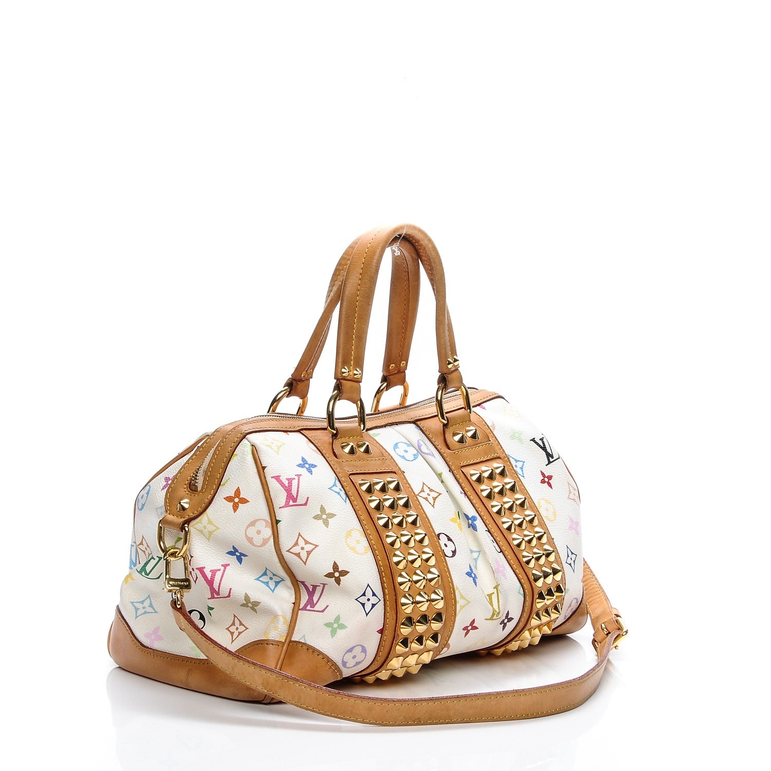 Louis Vuitton Monogram Multicolor Courtney MM White 3 of 14