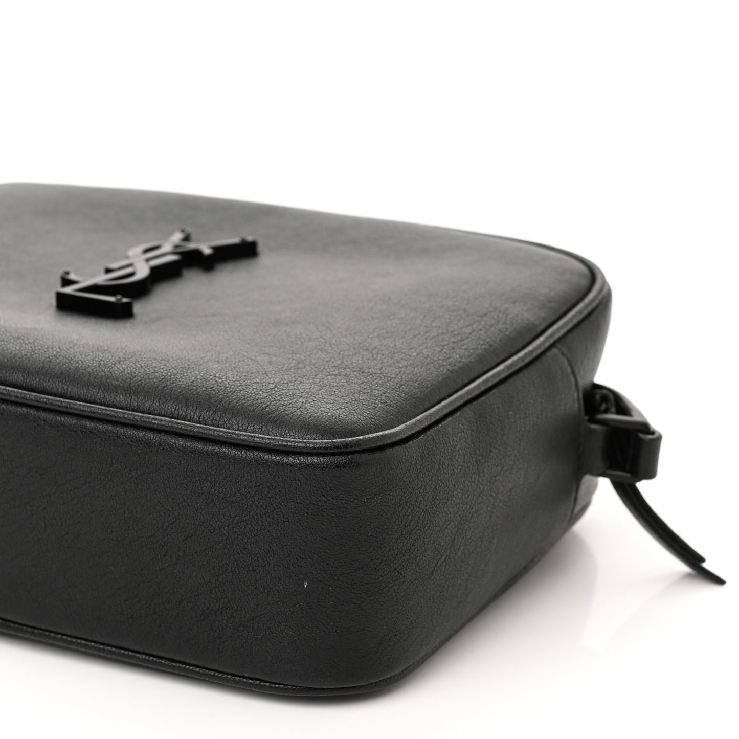 Lambskin Monogram Small Lou Camera Bag Black