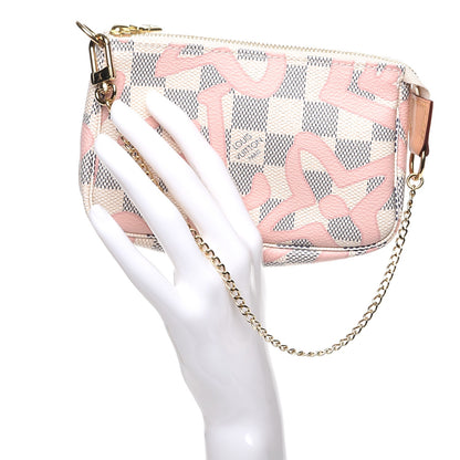 Louis Vuitton Damier Azur Tahitienne Mini Pochette Accessories 2 of 8