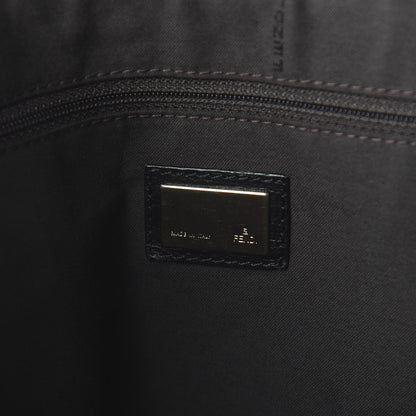 Fendi Zucchino Vitello Shopping Tote Black 5 of 8