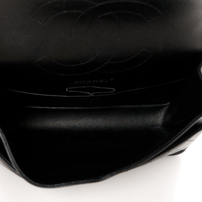 Chanel Sheepskin Chevron Quilted 2.55 Reissue 225 Double Flap So Black 5 of 10