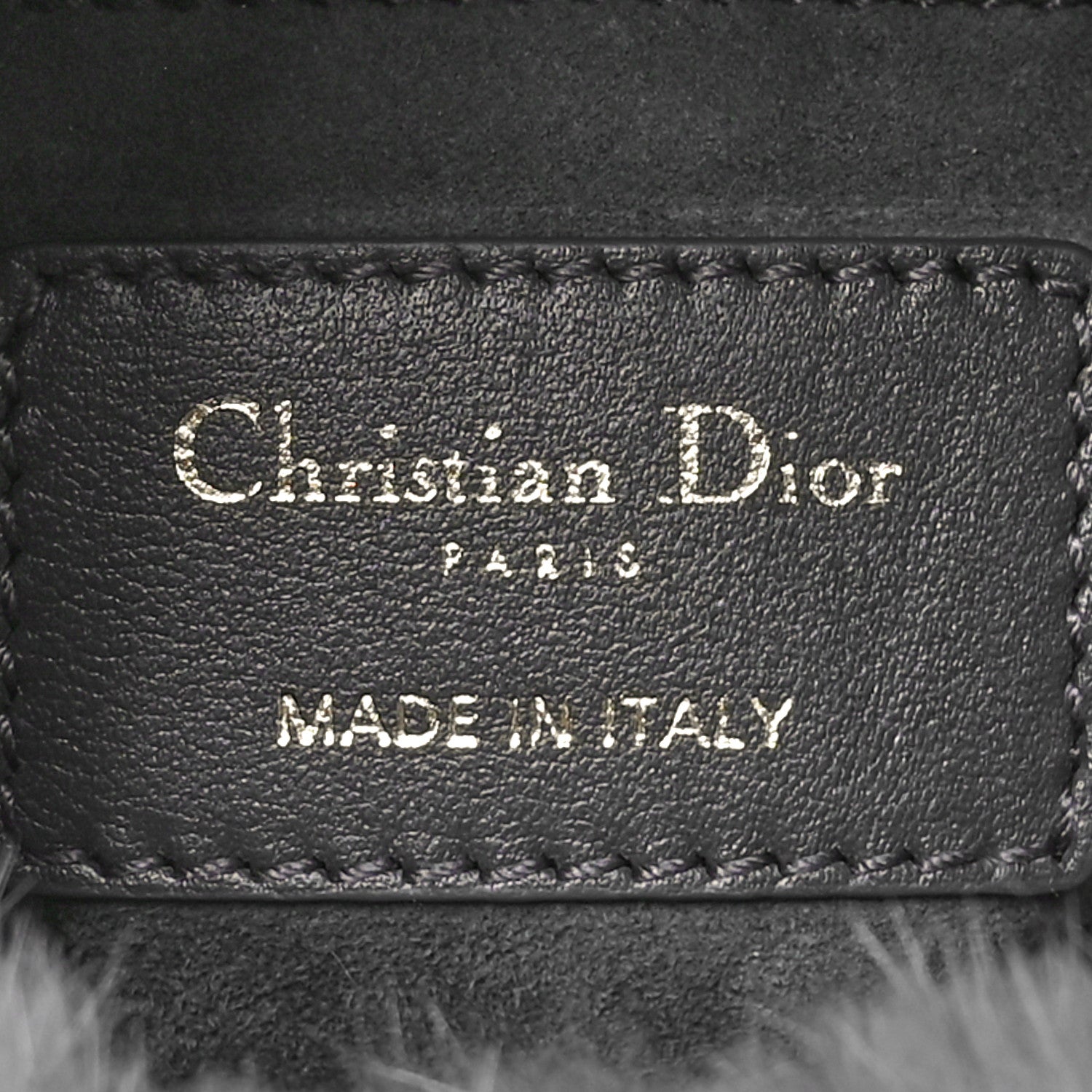 Christian Dior Mink Fur Mini Lady Dior Grey 6 of 9