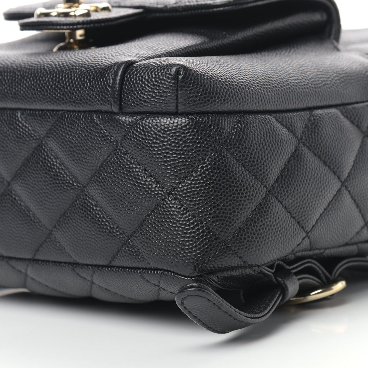 Caviar Quilted Small CC Day Backpack Black