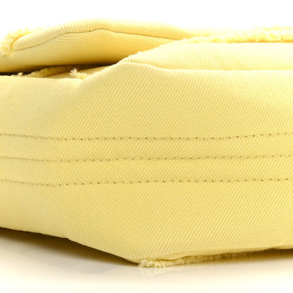 Chanel Denim Coco Jumbo Single Flap Yellow 9 of 10