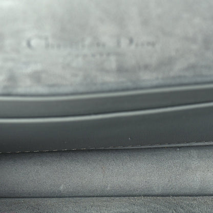 Christian Dior Ultra Matte Calfskin Saddle Belt Clutch  Grey Stone 4 of 8