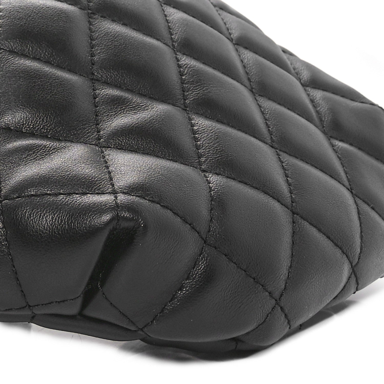 Chanel Calfskin Quilted Waist Belt Bag Black 8 of 9