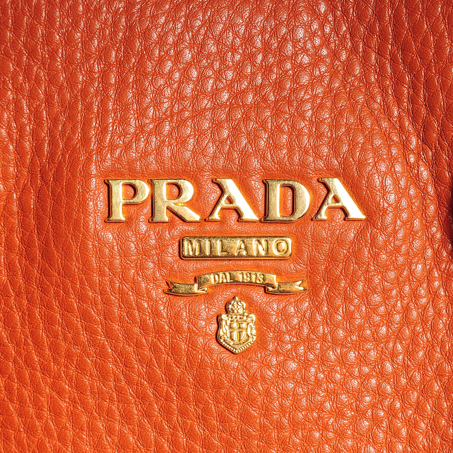 Prada Vitello Daino Shopping Tote Rame 6 of 9