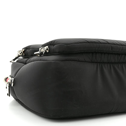 Prada Tessuto Nylon Pocket Cargo Top Handle Bag Black Fuoco 8 of 8