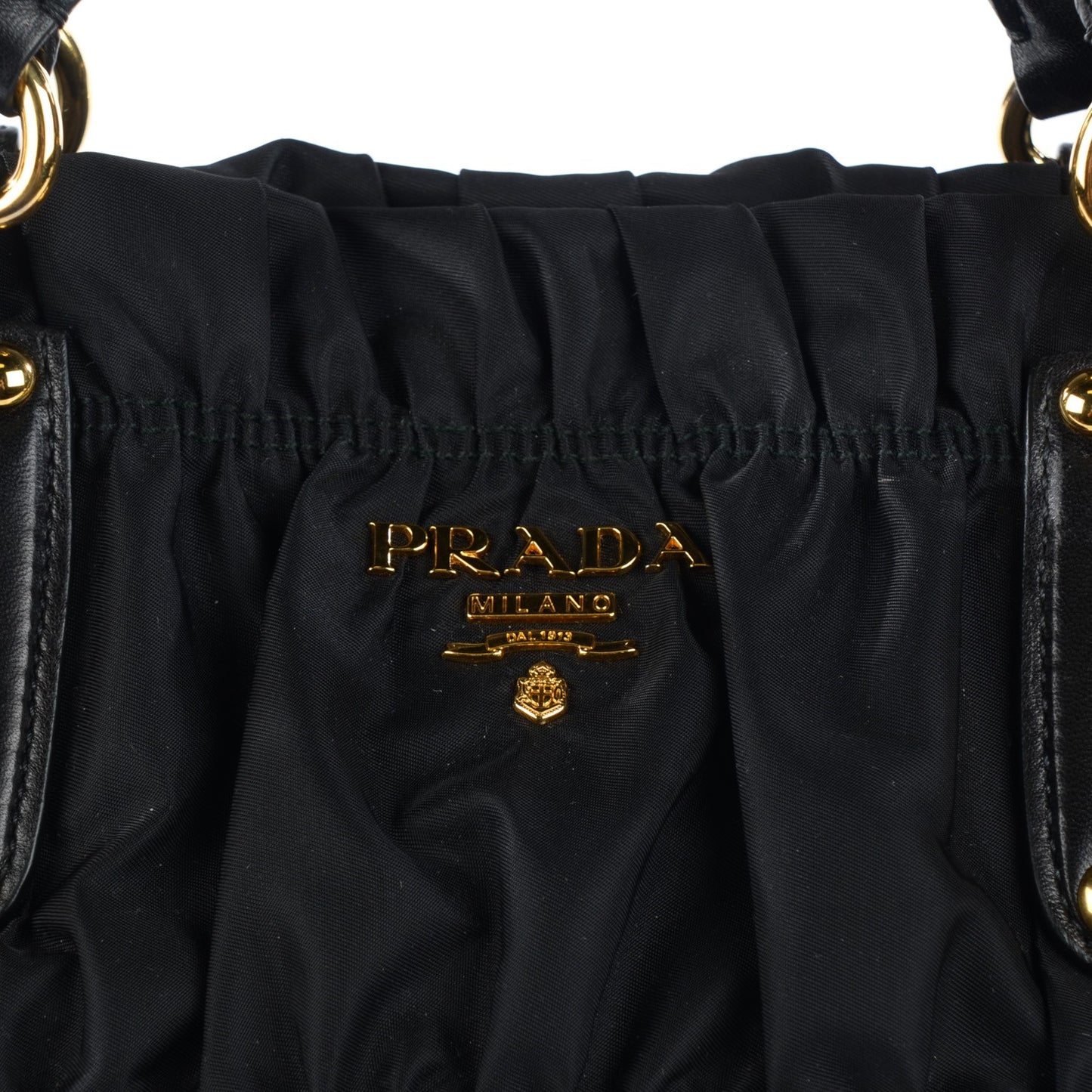 Tessuto Nylon Gaufre Tote Nero Black