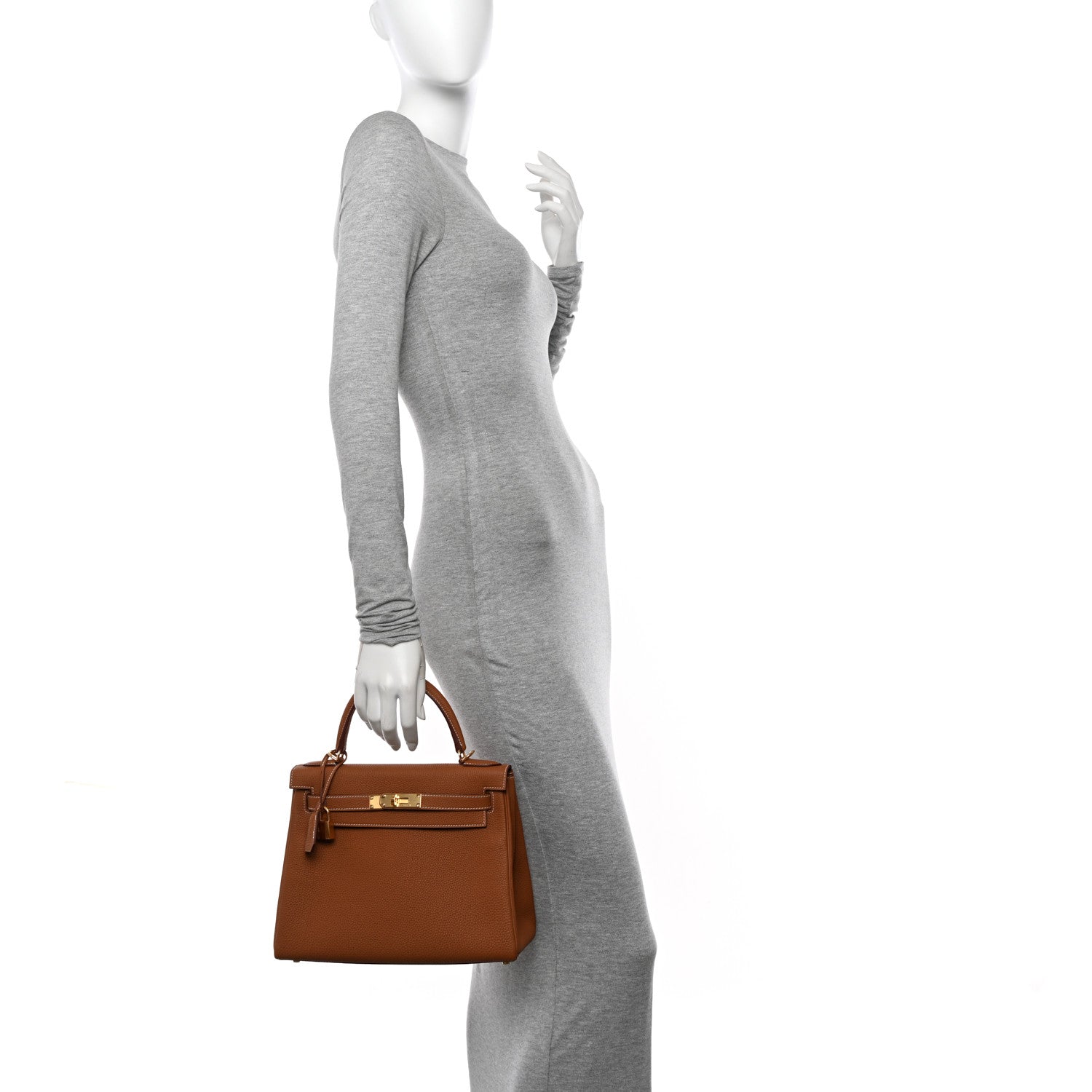 Hermes Togo Kelly Retourne 28 Gold 2 of 11