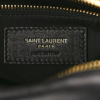 Saint Laurent Lambskin Quilted Victoire Camera Bag Black 6 of 9